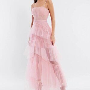 BCBG MAXAZRIA Corset Tulle Gown